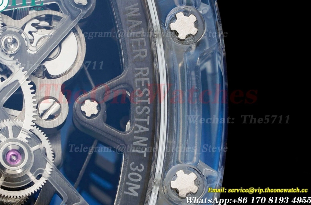 RM56-02 44mm Strap Tourb on Skeleton Dial White RMF Rubber 0314